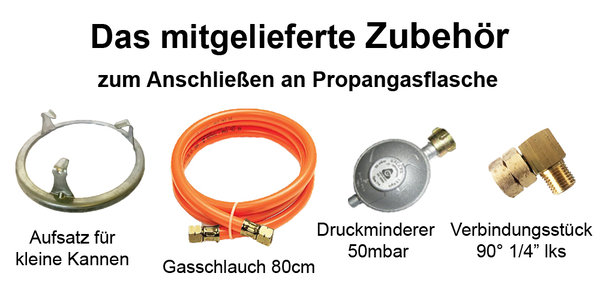 NGB-200 Edelstahl Gaskocher 2 flammig LPG Commpingkocher + Zubehör