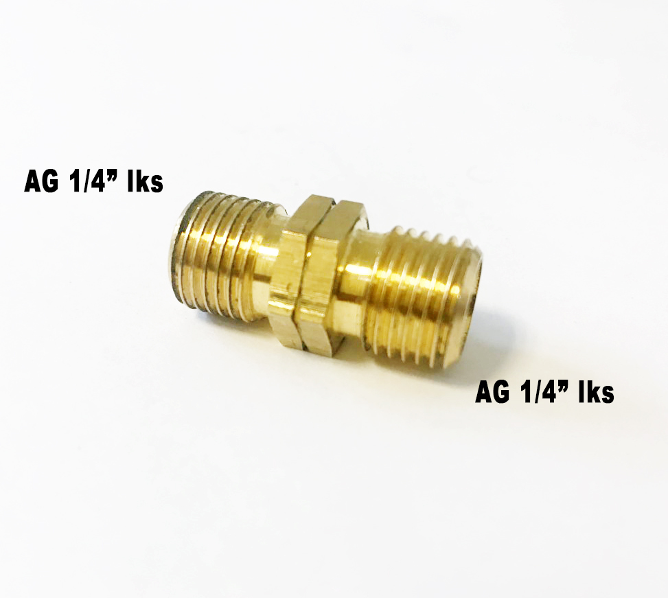 Gas Verbinder Adapter·Schnell Armaturen Propan Schlauch Messing Stecker Elemente 